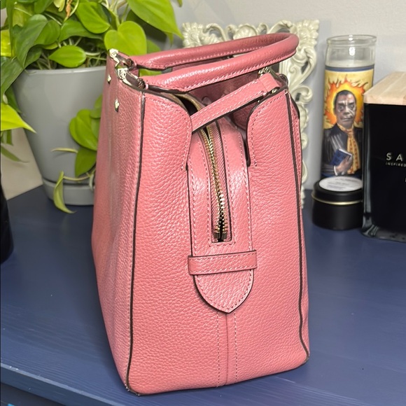 Kate Spade Leila Pebbled Leather in Pomegranat - Picture 8 of 13